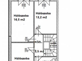 Eladó 111 m²-estársasházi lakás XIX. Kerület (Óváros) , Batthyány utca: 124'900'000 Ft