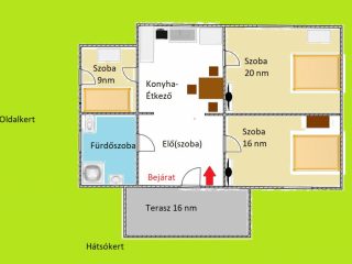 Eladó 80 m²-escsaládi ház XV. Kerület (Rákospalota-Kertváros) , Alag utca: 126'000'000 Ft