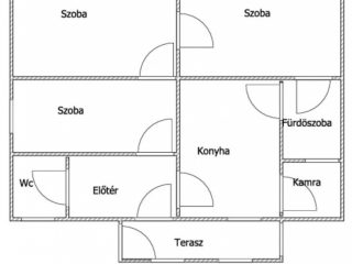 Eladó 80 m²-escsaládi ház XV. Kerület (Rákospalota) , Tóth István közeli utca: 85'000'000 Ft