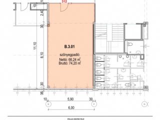 Kiadó 74 m²-esb kategóriás iroda XV. Kerület (Szilas Park) , Szentmihályi út: 236'780 Ft