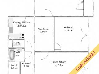 Eladó 71 m²-estársasházi lakás XV. Kerület (Újpalota) , Drégelyvár utca: 67'900'000 Ft