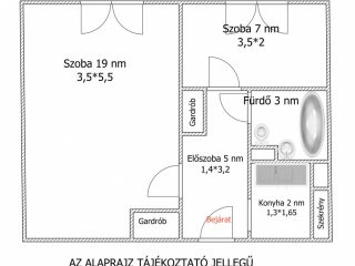 Kiadó 36 m²-estársasházi lakás XV. Kerület (Újpalota) , Késmárk utca: 180'000 Ft