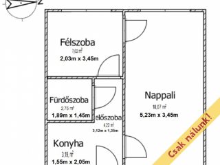 Eladó 35 m²-estársasházi lakás XV. Kerület (Újpalota) , Nyírpalota út: 45'990'000 Ft