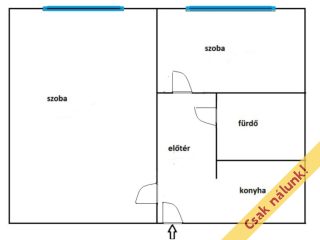 Eladó 35 m²-estársasházi lakás XV. Kerület (Újpalota) , Nyírpalota út: 49'000'000 Ft