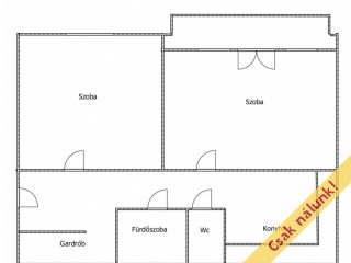 Eladó 53 m²-estársasházi lakás XV. Kerület (Újpalota) , Nyírpalota utca: 64'900'000 Ft
