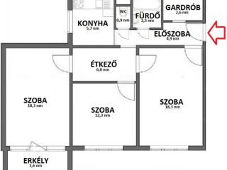 Eladó 71 m²-estársasházi lakás XV. Kerület (Újpalota) , Nyírpalota utca: 79'000'000 Ft