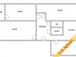 Eladó 69 m²-estársasházi lakás XV. Kerület (Újpalota) , Nyírpalota utca: 72'900'000 Ft