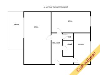 Eladó 47 m²-estársasházi lakás XV. Kerület (Újpalota) , Újpalota: 55'900'000 Ft