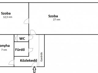 Eladó 57 m²-estársasházi lakás XV. Kerület (Újpalota) , Zsókavár utca: 64'900'000 Ft