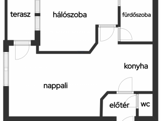 Eladó 46 m²-estársasházi lakás XVI. Kerület (Árpádföld) , Malomdomb Lakópark: 79'000'000 Ft