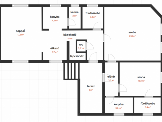 Eladó 100 m²-escsaládi ház XVI. Kerület (Sashalom) , Hév közeli utca: 134'900'000 Ft
