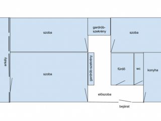 Kiadó 68 m²-estársasházi lakás XVI. Kerület (Sashalom) , Jókai lakótelep: 265'000 Ft