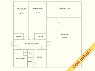 Eladó 65 m²-estársasházi lakás XVII. Kerület (Akadémiaújtelep) , Lázár deák utca: 84'500'000 Ft