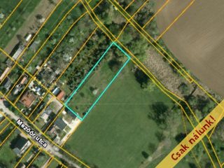 Eladó 975 m²-estelek XVII. Kerület (Rákoscsaba) , Mezőőr utca: 25'000'000 Ft