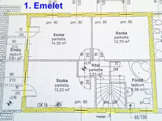 Eladó 117 m²-esikerház XVII. Kerület (Rákoscsaba Újtelep) , Naplás út közeli csendes utca: 126'500'000 Ft