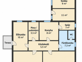 Eladó 80 m²-escsaládi ház XVII. Kerület (Rákoshegy) , Rákoshegy: 94'000'000 Ft
