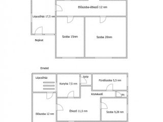 Eladó 160 m²-escsaládi ház XVII. Kerület (Rákoskeresztúr) , Felsőbánya utca: 152'000'000 Ft
