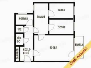 Eladó 58 m²-estársasházi lakás XVII. Kerület (Rákoskeresztúr) , Ferihegyi út: 66'000'000 Ft