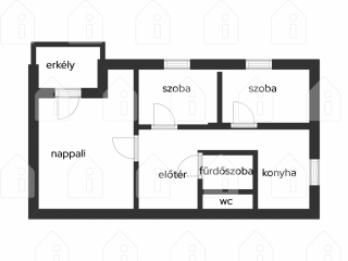 Eladó 51 m²-estársasházi lakás XVII. Kerület (Rákoskeresztúr) , Pesti út: 64'900'000 Ft