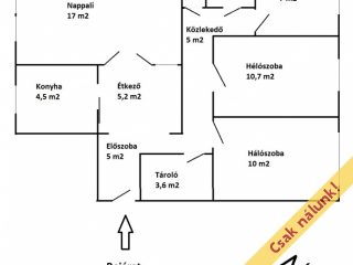 Eladó 73 m²-estársasházi lakás XVII. Kerület (Rákoskeresztúr) , Újlak utca: 78'900'000 Ft