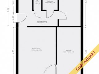 Eladó 68 m²-estársasházi lakás XVII. Kerület (Rákoskeresztúr) , Vároközpontban lévő utca: 81'900'000 Ft