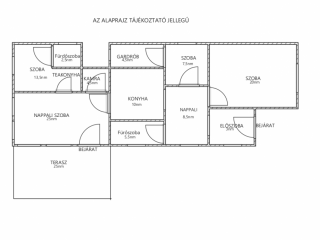 Eladó 105 m²-escsaládi ház XVII. Kerület (Rákoskert) , Bodonyi utca környéki utca: 120'500'000 Ft