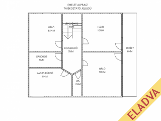 Eladó 142 m²-escsaládi ház XVII. Kerület (Rákoskert) , Csengés utca környéke utca: 110'000'000 Ft