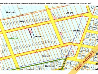 Eladó 835 m²-estelek XVII. Kerület (Rákosliget) , Forrásmajor utca: 22'000'000 Ft