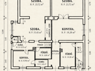 Eladó 157 m²-escsaládi ház XVIII. Kerület (Bókaytelep) , Baross utca utca: 97'000'000 Ft