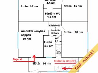 Eladó 180 m²-escsaládi ház XVIII. Kerület (Bókaytelep) , Madarász utca: 95'000'000 Ft