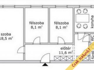 Eladó 59 m²-estársasházi lakás XVIII. Kerület (Havanna-lakótelep) , Csontváry K. T. utca utca: 64'900'000 Ft