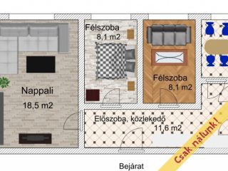 Eladó 59 m²-estársasházi lakás XVIII. Kerület (Havanna-lakótelep) , Csontváry K. T. utca utca: 64'900'000 Ft