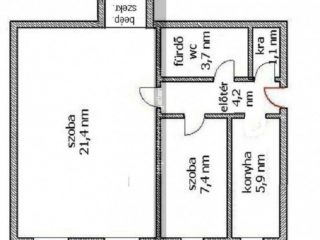 Eladó 43 m²-estársasházi lakás XVIII. Kerület (Lakatos-lakótelep) , Lakatos lakótelep: 51'000'000 Ft