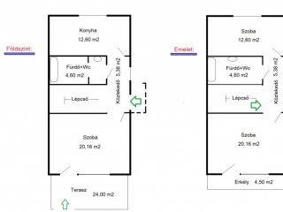 Eladó 90 m²-esikerház XVIII. Kerület (Szemeretelep) , Szemeretelep: 92'900'000 Ft