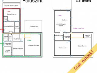Eladó 149 m²-escsaládi ház XVIII. Kerület (Szent Imre-kertváros) , Szent Imre-kertváros: 149'000'000 Ft