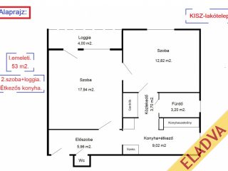 Eladó 53 m²-estársasházi lakás XVIII. Kerület (Szent Lőrinc-telep (KISZ-lakótelep)) , Hosszúház utca: 61'900'000 Ft
