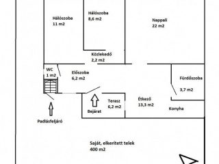 Eladó 68 m²-esházrész XVIII. Kerület (Újpéteritelep) , Kölcsey utca: 84'600'000 Ft