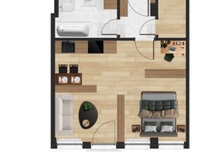 Eladó 36 m²-estársasházi lakás XX. Kerület (Erzsébetfalva) , Erzsébetfalva: 43'800'000 Ft