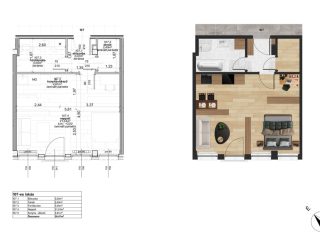 Eladó 36 m²-estársasházi lakás XX. Kerület (Erzsébetfalva) , Erzsébetfalva: 43'800'000 Ft