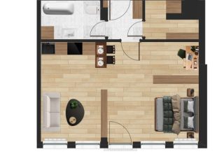Eladó 45 m²-estársasházi lakás XX. Kerület (Erzsébetfalva) , Erzsébetfalva: 53'900'000 Ft