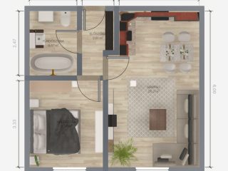 Eladó 39 m²-estársasházi lakás XX. Kerület (Erzsébetfalva) , Határ út: 54'990'000 Ft