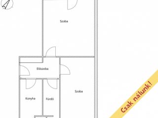 Eladó 52 m²-estársasházi lakás XX. Kerület (Erzsébetfalva) , Kossuth Lajos utca: 55'000'000 Ft