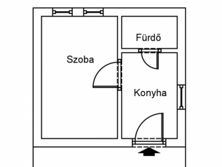 Eladó 36 m²-esházrész XX. Kerület (Erzsébetfalva) , Tátratér közeli utca: 31'500'000 Ft