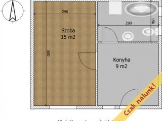 Eladó 30 m²-esházrész XX. Kerület (Kossuthfalva) , Csallóköz utca: 26'900'000 Ft