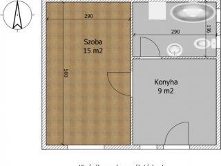 Eladó 30 m²-estársasházi lakás XX. Kerület (Kossuthfalva) , Csallóköz utca: 26'900'000 Ft