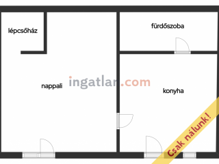 Eladó 44 m²-esházrész XX. Kerület (Kossuthfalva) , Pirok Gyula utca utca: 55'600'000 Ft