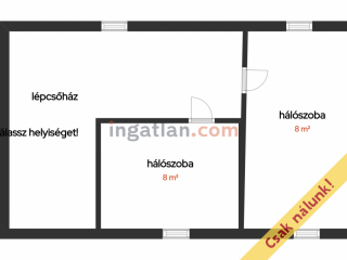 Eladó 44 m²-esházrész XX. Kerület (Kossuthfalva) , Pirok Gyula utca utca: 55'600'000 Ft