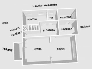 Eladó 149 m²-escsaládi ház XX. Kerület (Központ) , Központi utca: 87'000'000 Ft