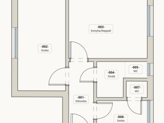 Eladó 52 m²-estársasházi lakás XX. Kerület (Központ) , Sétáló utca közeli utca: 64'900'000 Ft