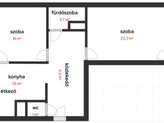 Eladó 56 m²-estársasházi lakás XX. Kerület (Vécsey/Eperjes u-i lakótelep) , Csendes környéken: 65'000'000 Ft